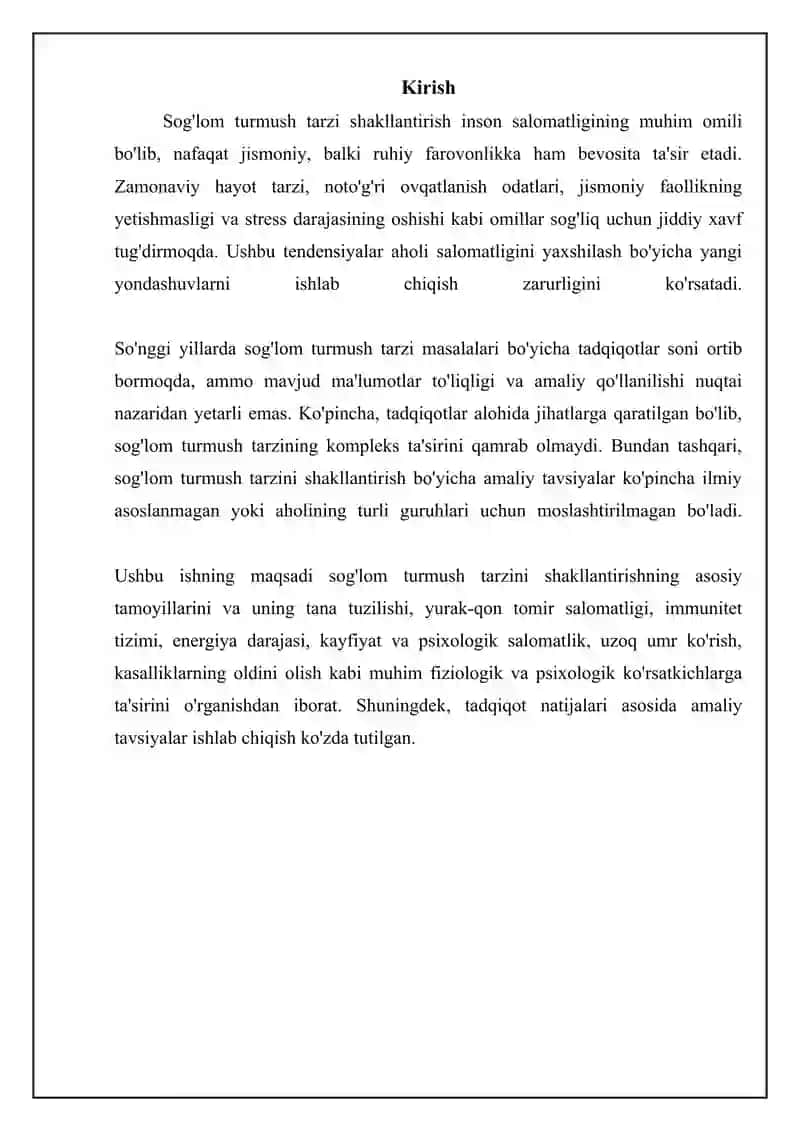 Sog'lom turmush tarzi shakllantirish 3