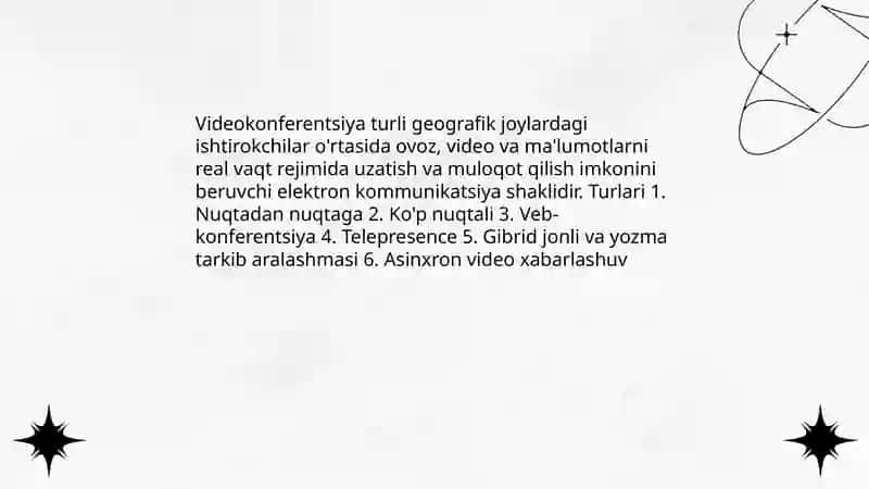Videokonferentsiyani tashkil etish va undan foydalanish 3