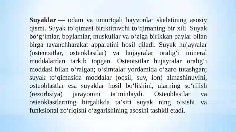 Gistologiya fanidan tayyorlangan taqdimoti 3