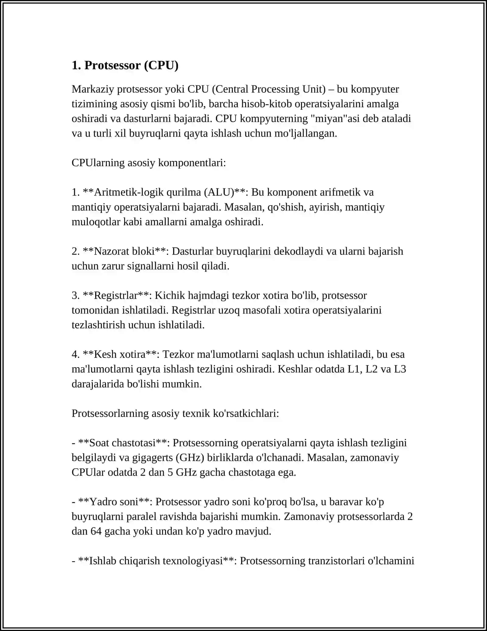 KOMPYUTERNING ASOSIY QURILMALARI 3