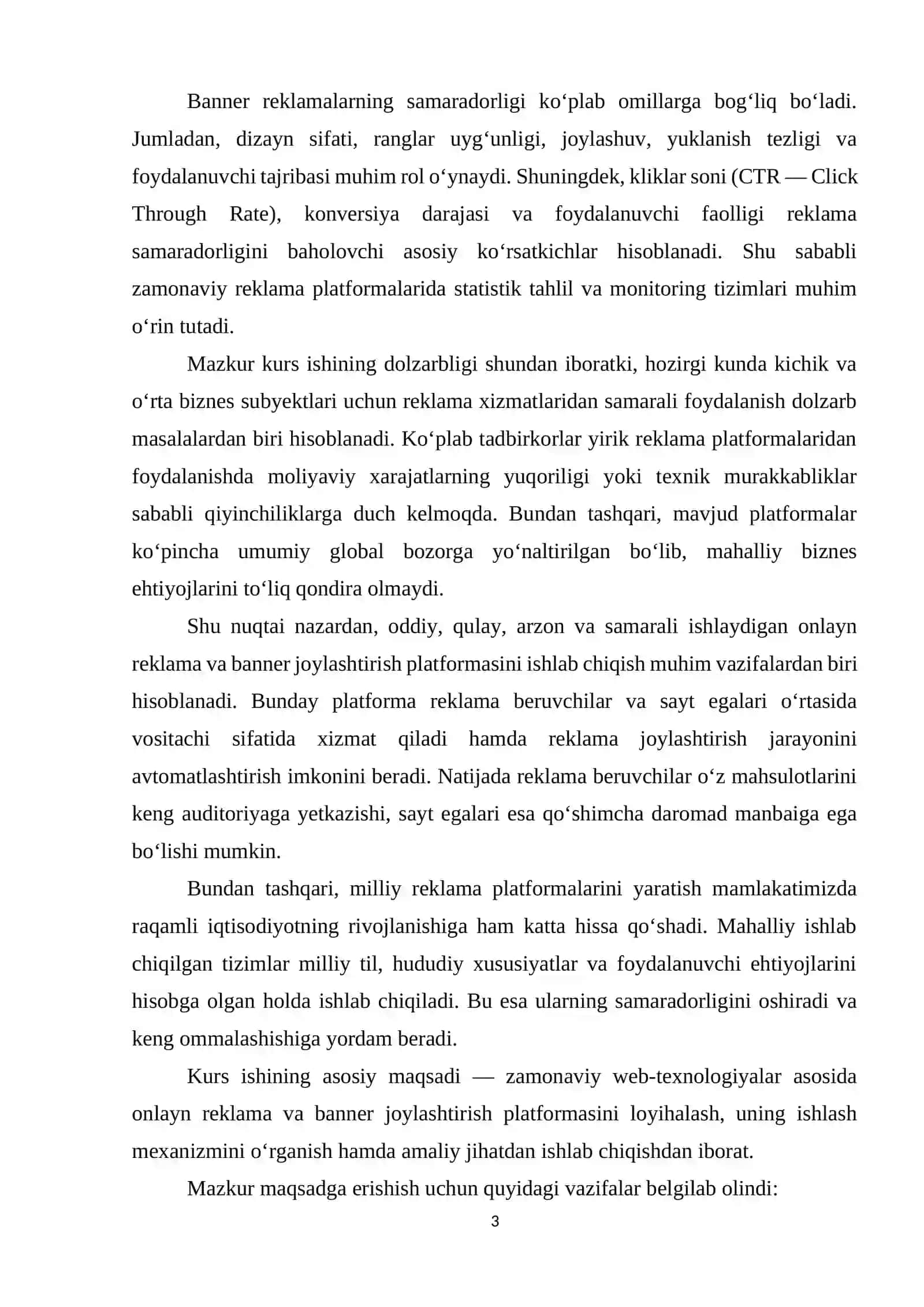 ONLAYN REKLAMA PLATFORMASINI LOYIHALASH 3