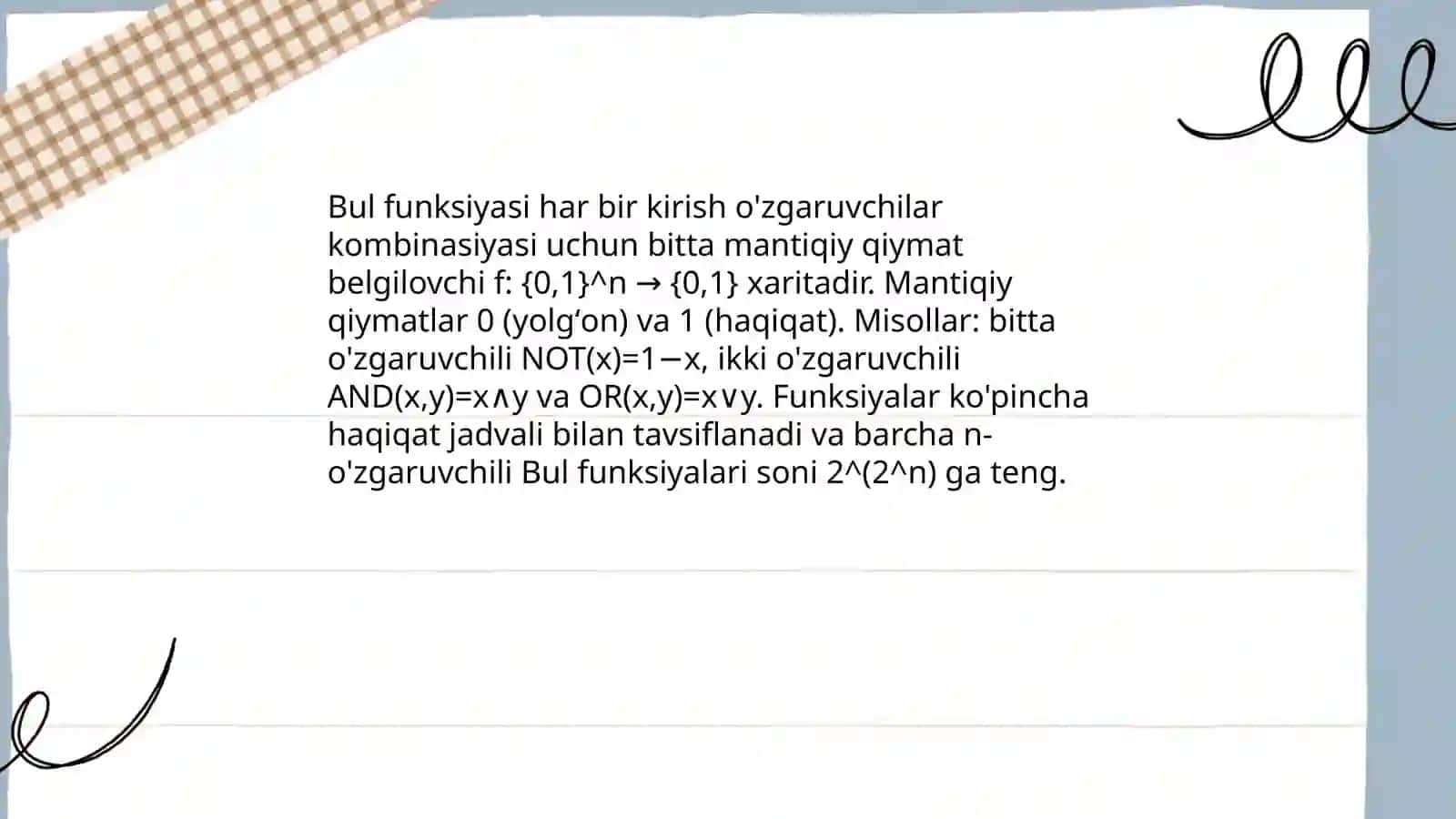Informatika va raqamli texnologiyalar fanidan taqdimot 3