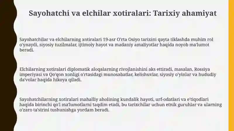 Sayohatchivaelchilarningesdaliklarizaruriysifatida 3