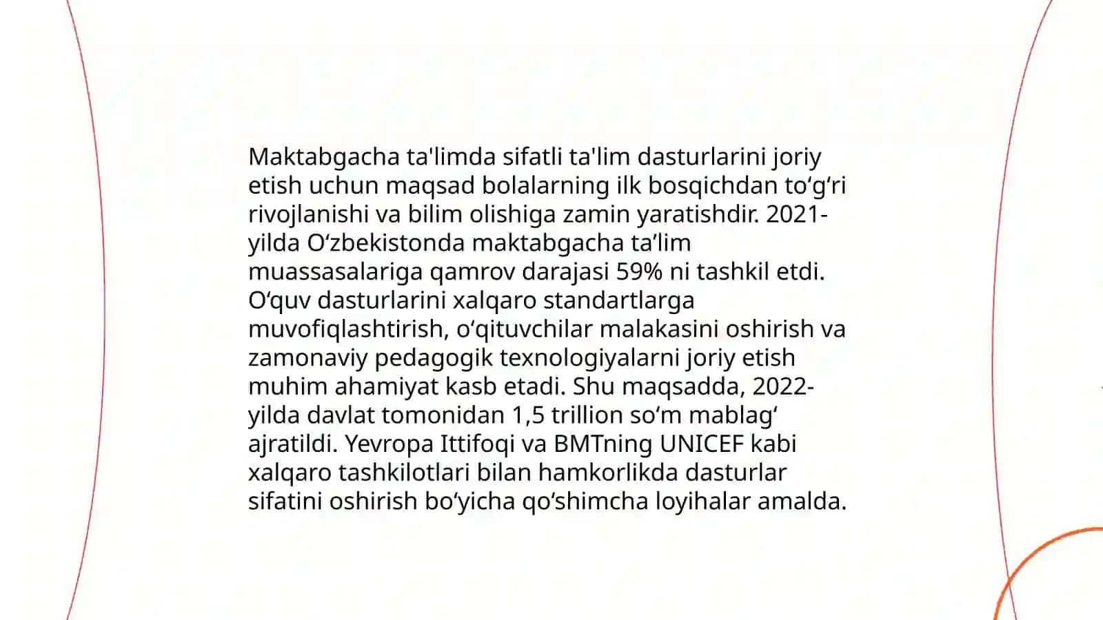 Maktabgacha talim tizimini rivojlantirishning ustuvor yo'nalishlari 3