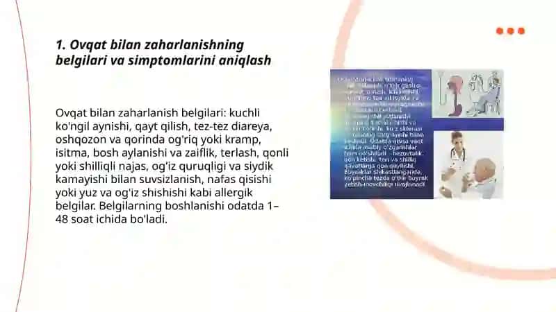 Ovqat bilan zaharlanishda birinchi yordam 3