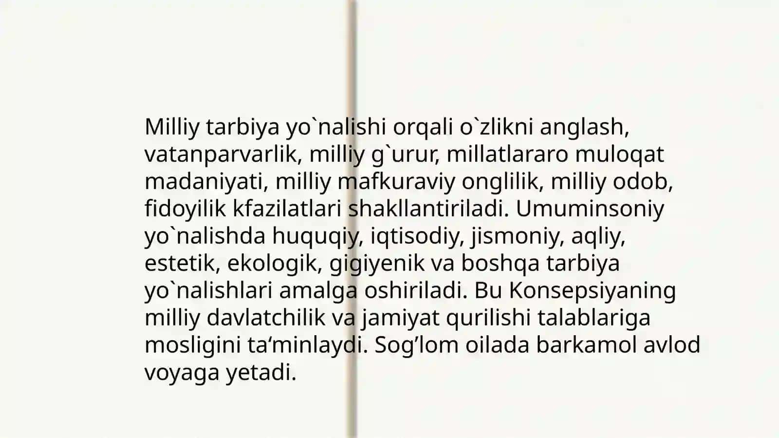 Jahon tarbiya konsepsiya namunalarining qiyosiy pedagogik tahlili 3