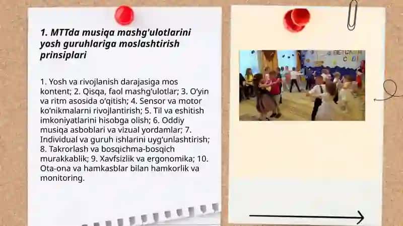 MTTda musiqa mashg'ulotlarini yosh guruhlariga moslashtirish prinsiplari 3