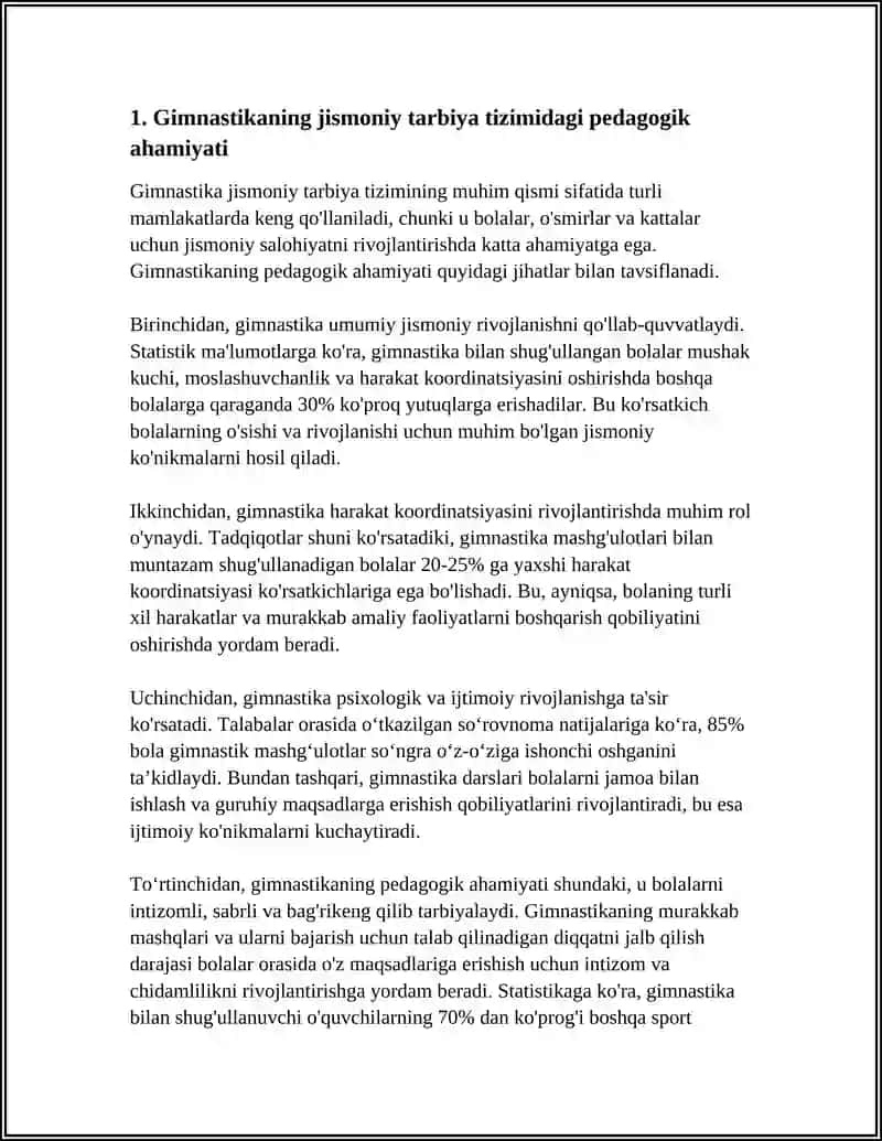GIMNАSTIKА JISMОNIY TАRBIYA TIZIMIDАGI O‘RNI 3