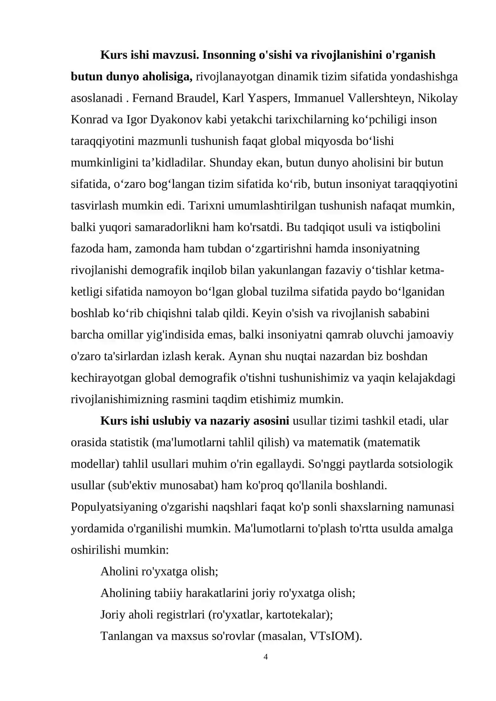 JAHON DEMOGRAFIK MUAMMOLARI VA ULARNING O‘ZBEKISTON UCHUN AHAMIYATI 3