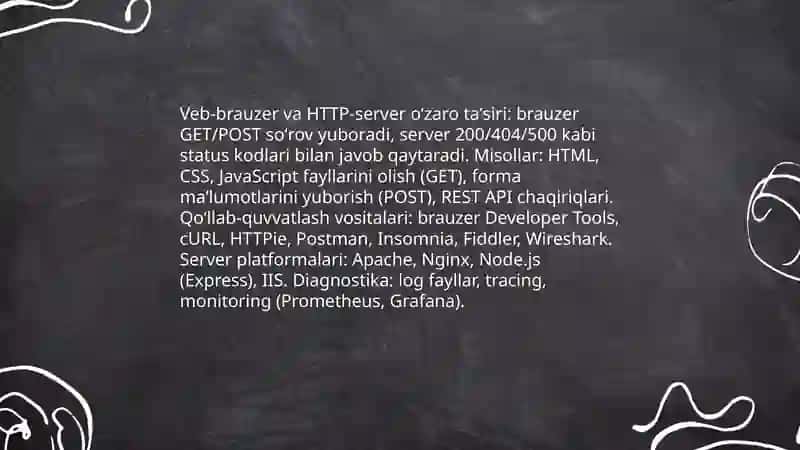 Mijoz-server 3