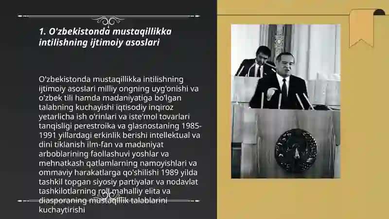O'zbekistonda mustaqillikka intilishning ijtimoiy asoslari 3