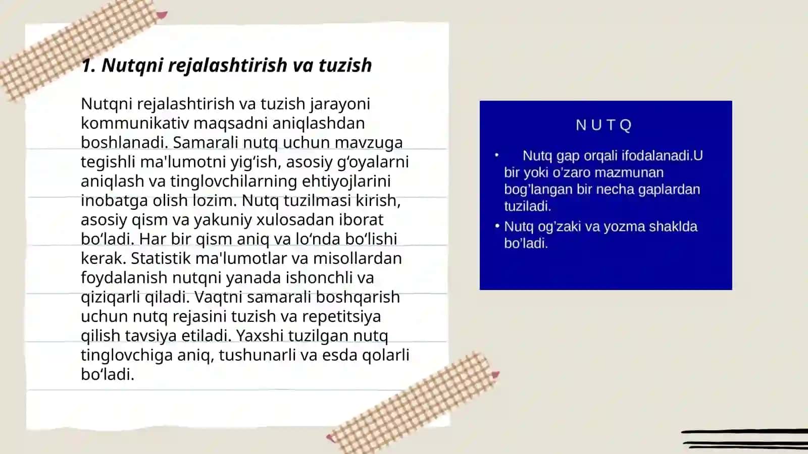 Nutq texnikasi va notiqlik madaniyati 3