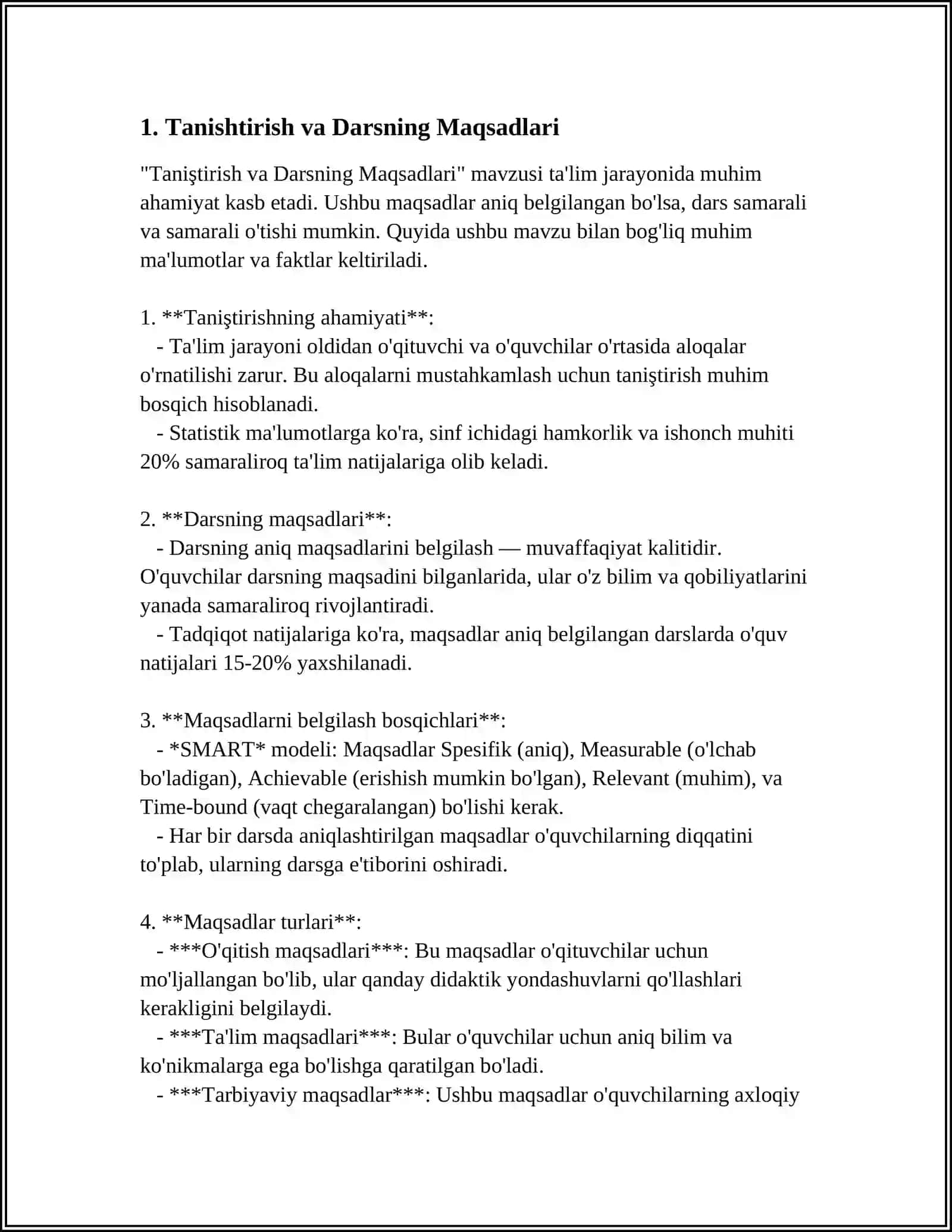 1-SINF O'QISH SAVODXONLIGI DARSLIGINING TUZILISHI, MAZMUNI 3