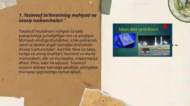 Tasavvuf ta’limoti 3