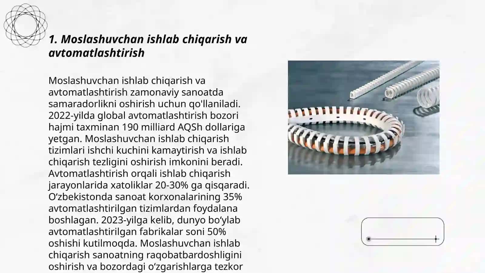 Moslashuvchan ishlab chiqarish modullari 3