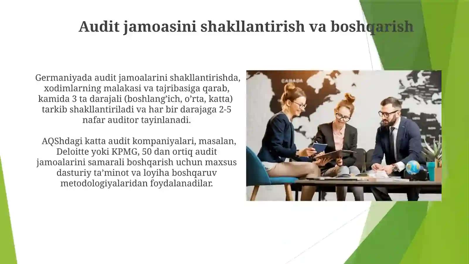 Auditorlik faoliyatini tashkilotishning xorij tajribasi 3