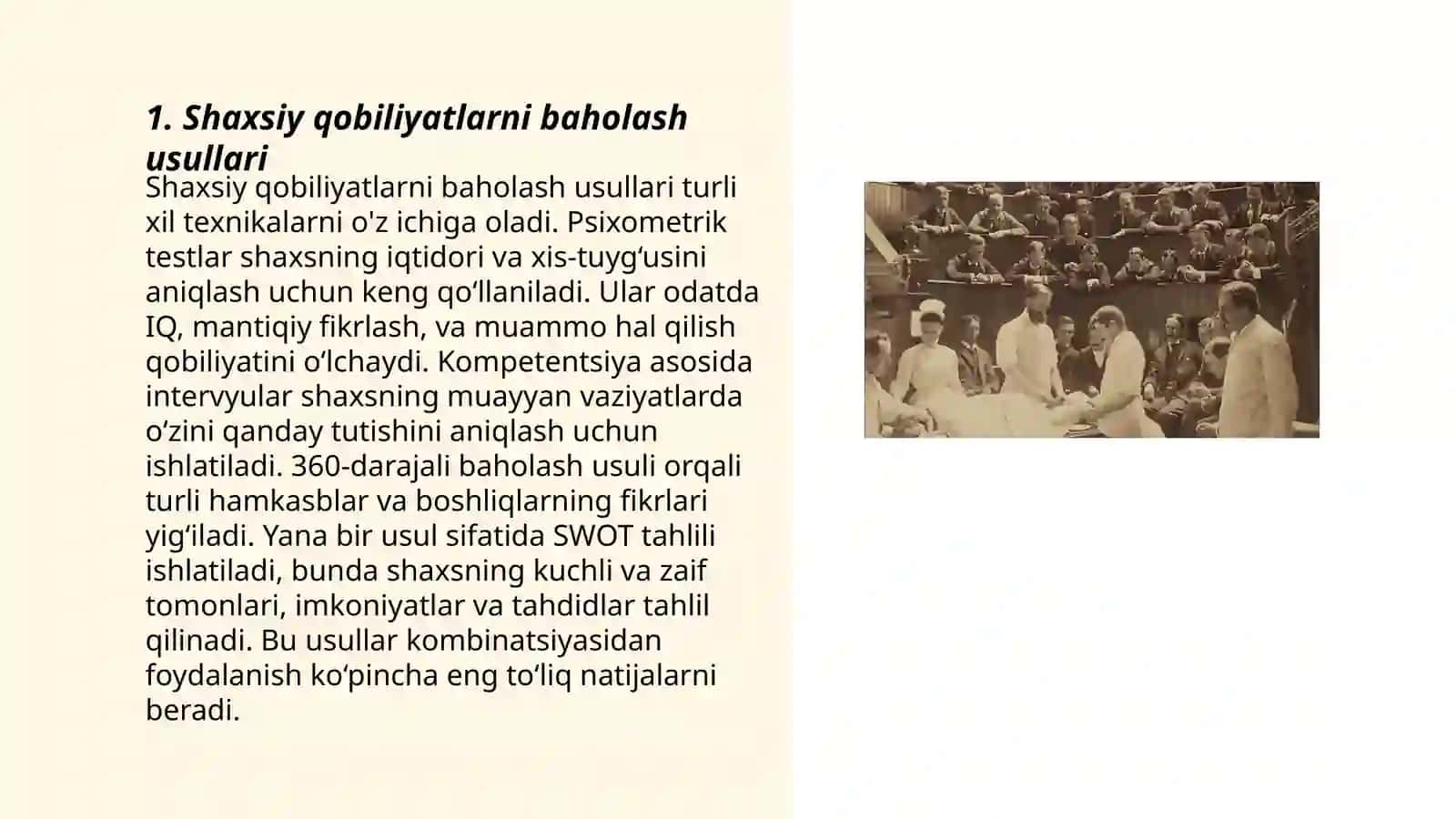 Shaxs iqtidori va qobilyatlari diagnostikasi 3