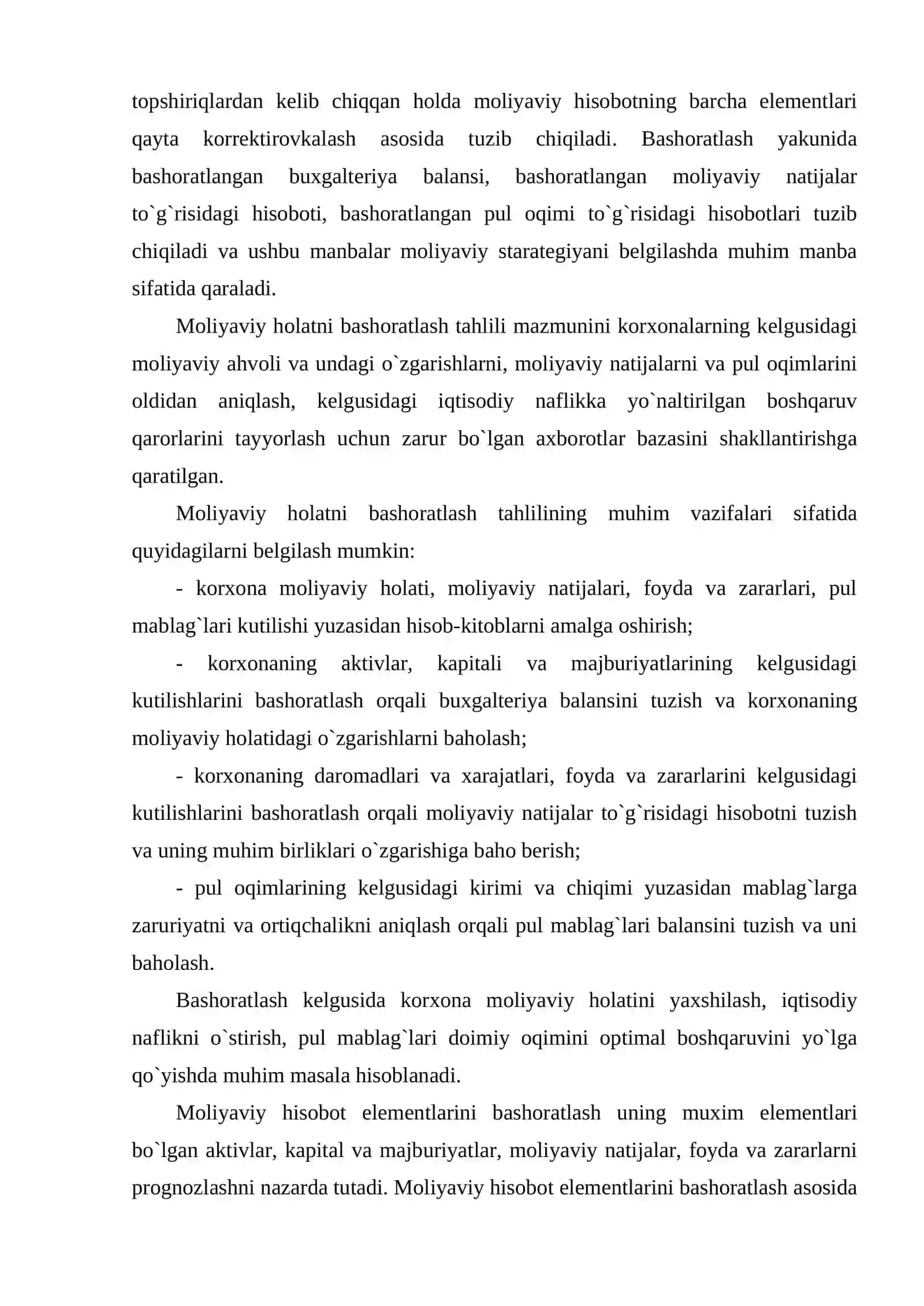 Moliyaviy hisobot elementlarini bashoratlash 3