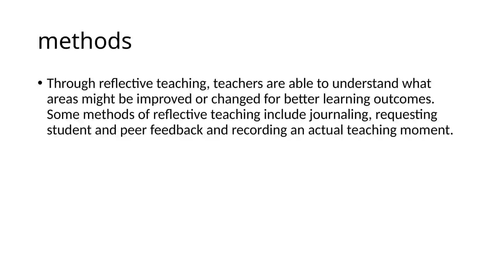 Reflective learning(teaching) 3