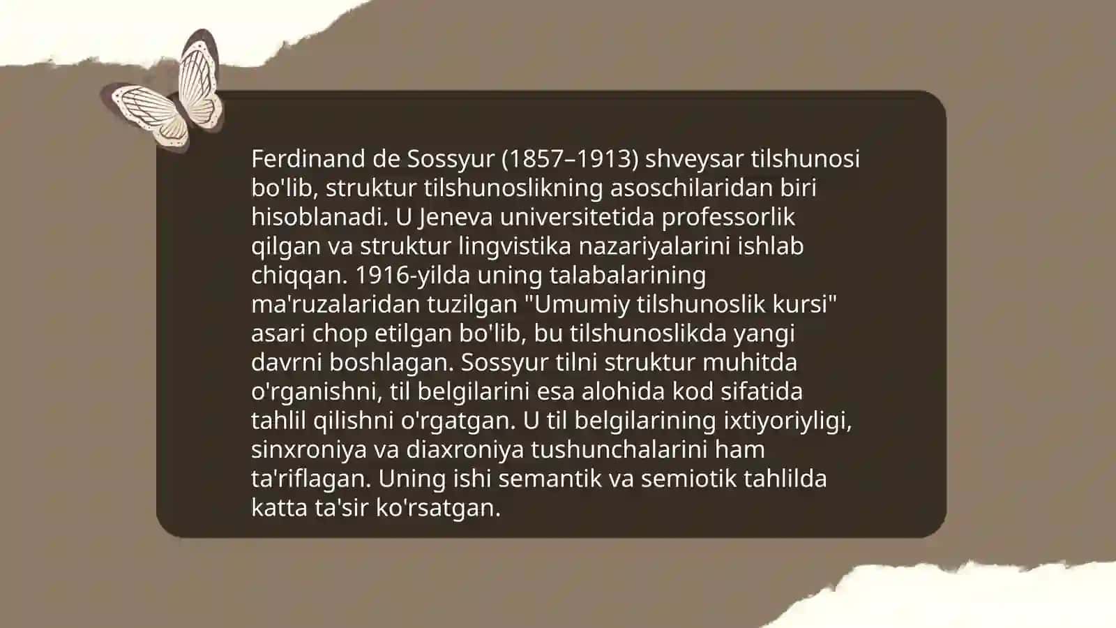 Ferdinand de Sossyurning lingvistik nazariyasi 3
