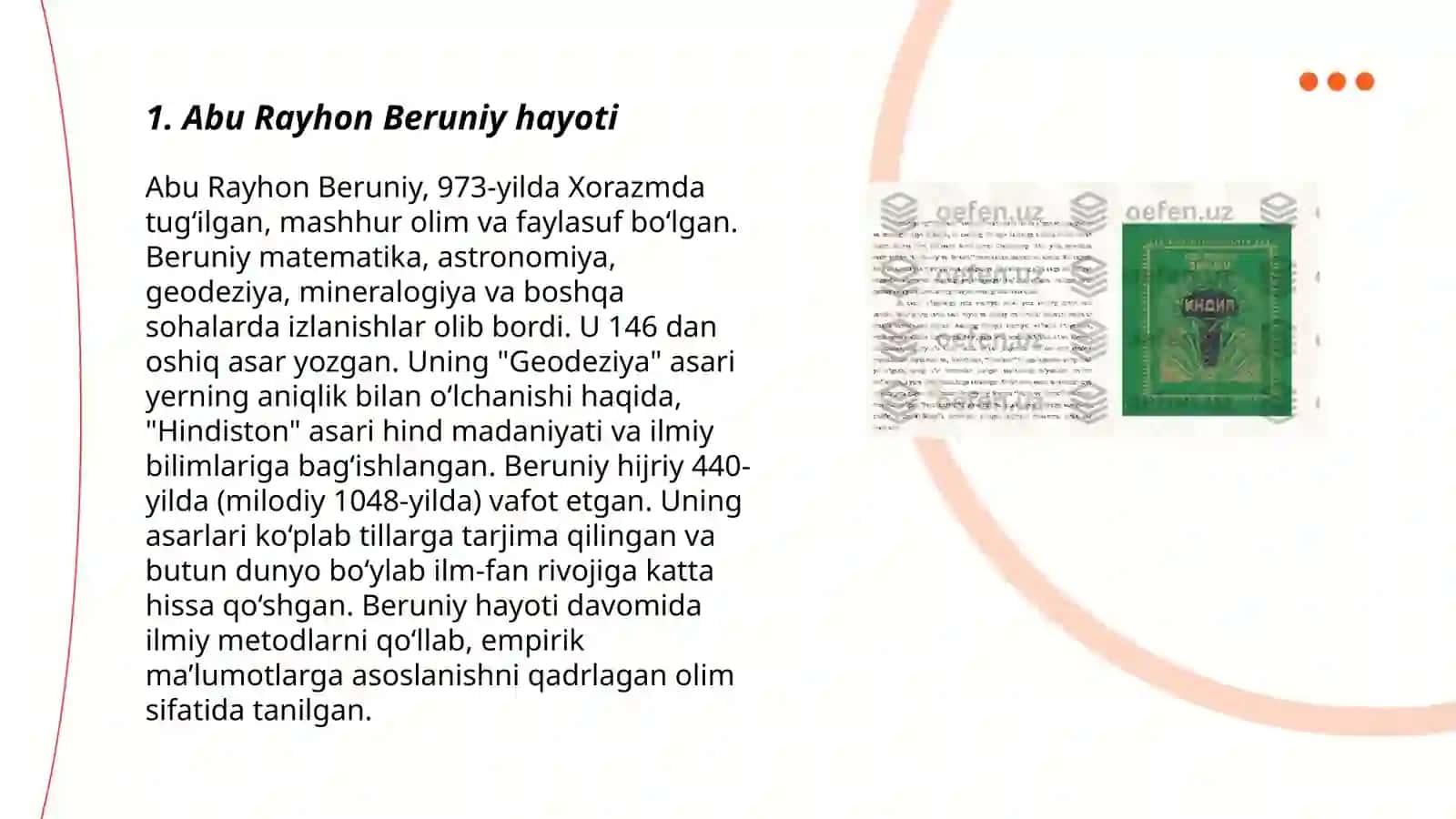 Abu Rayhon Beruniy 3