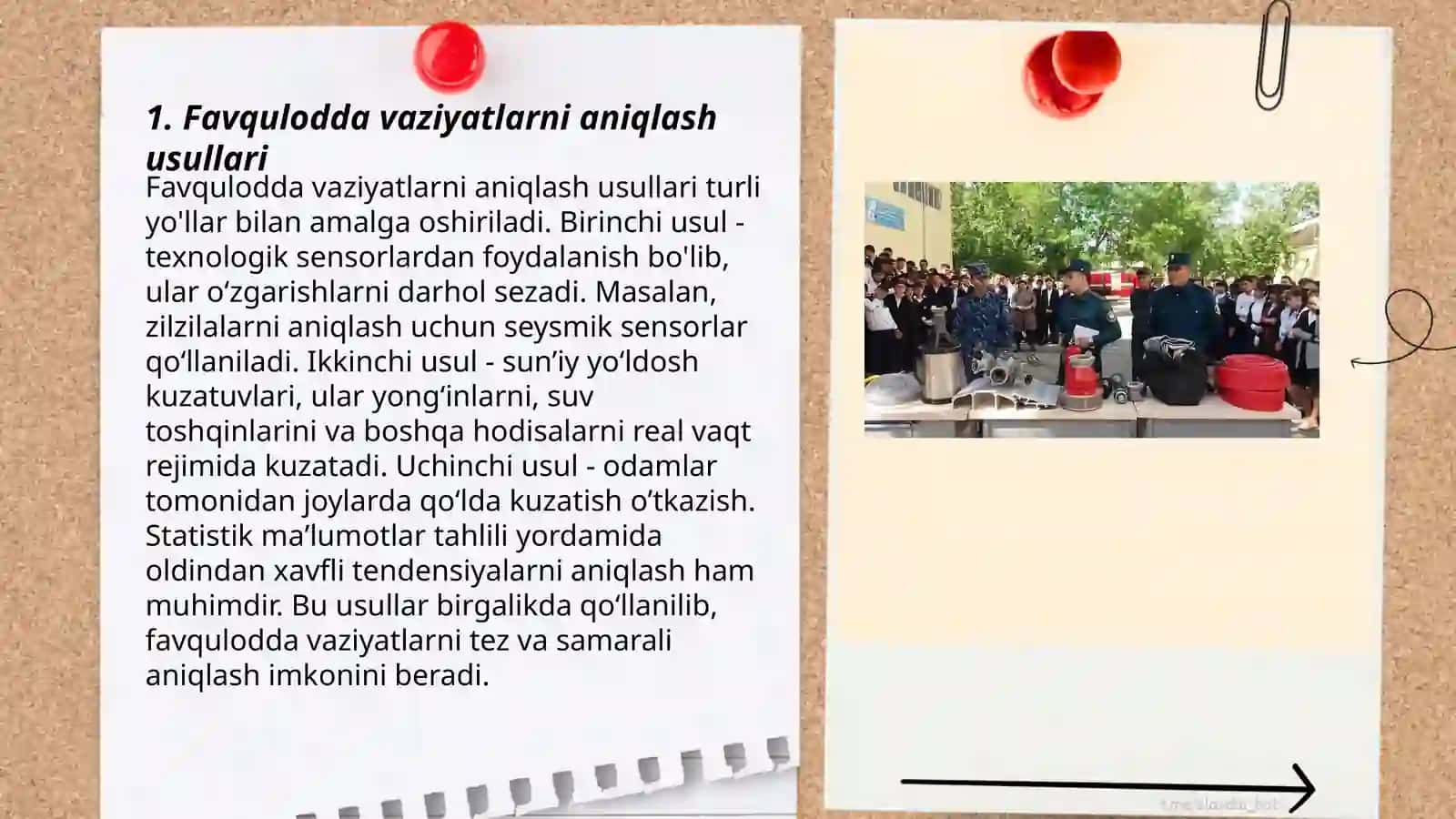 Favqulodda vaziyatda aholini muhofaza qilish.Jamoa himoya vositalari 3