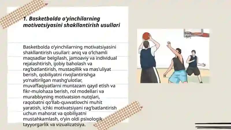 Basketbolda oʻyinchilarning psixologik tayyorgarligi 3