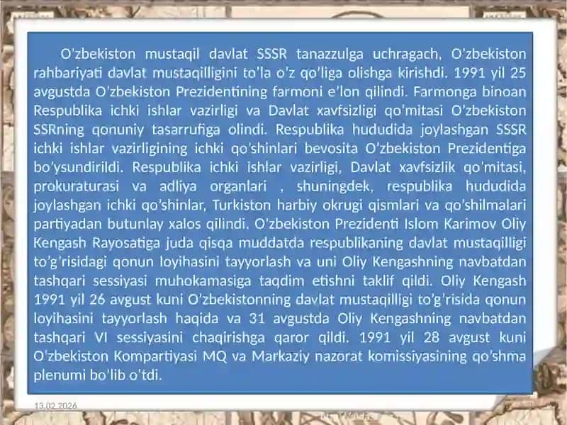 O‘zbekistonda Mustaqil Rivojlanishning Yo‘li 3