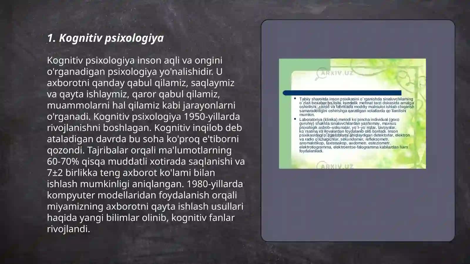Kognitiv psixologiya 3