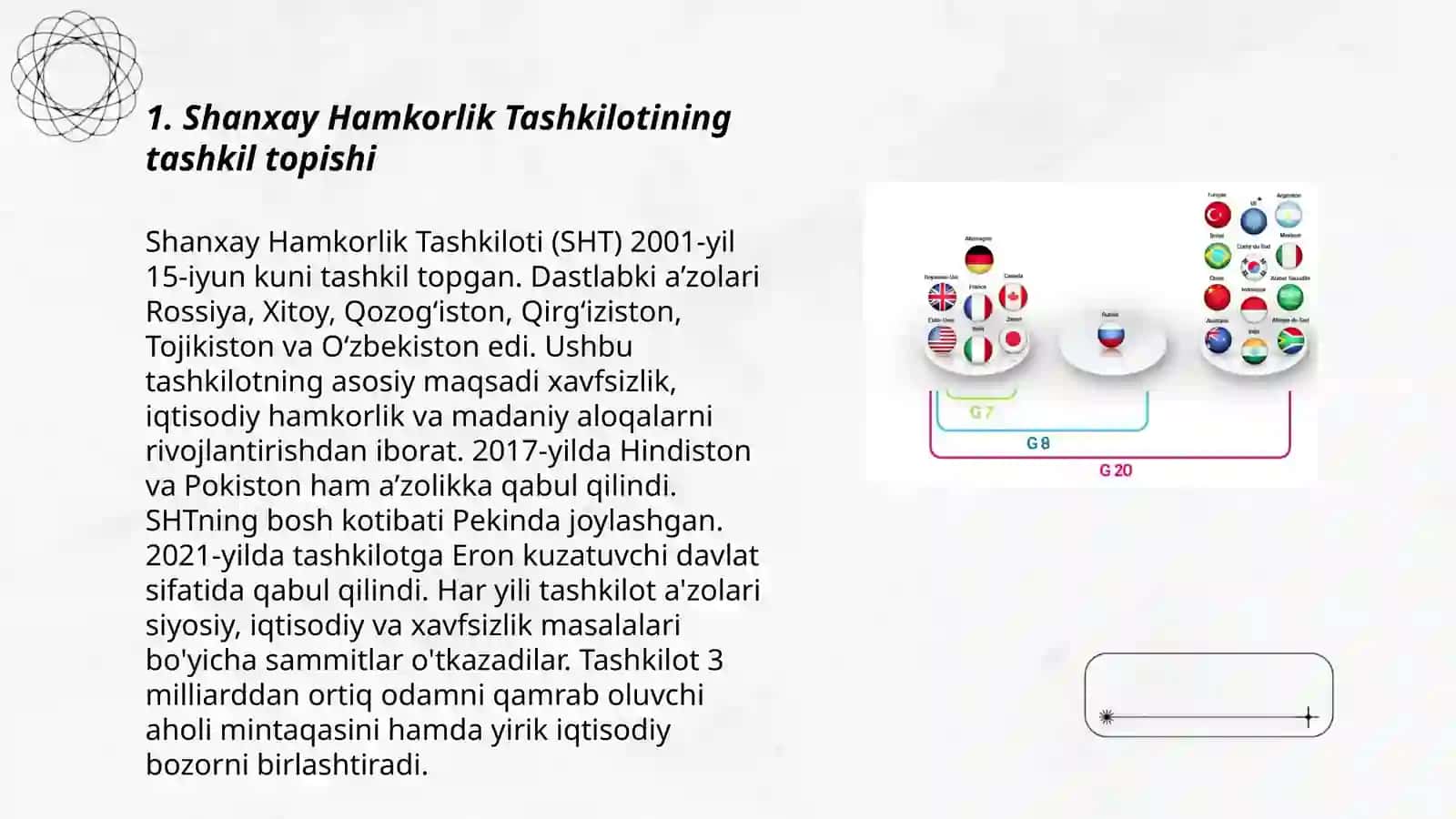 Oʻzbekistonning Shanghai hamkorlik tashkiloti bilan xalqaro aloqalari 3
