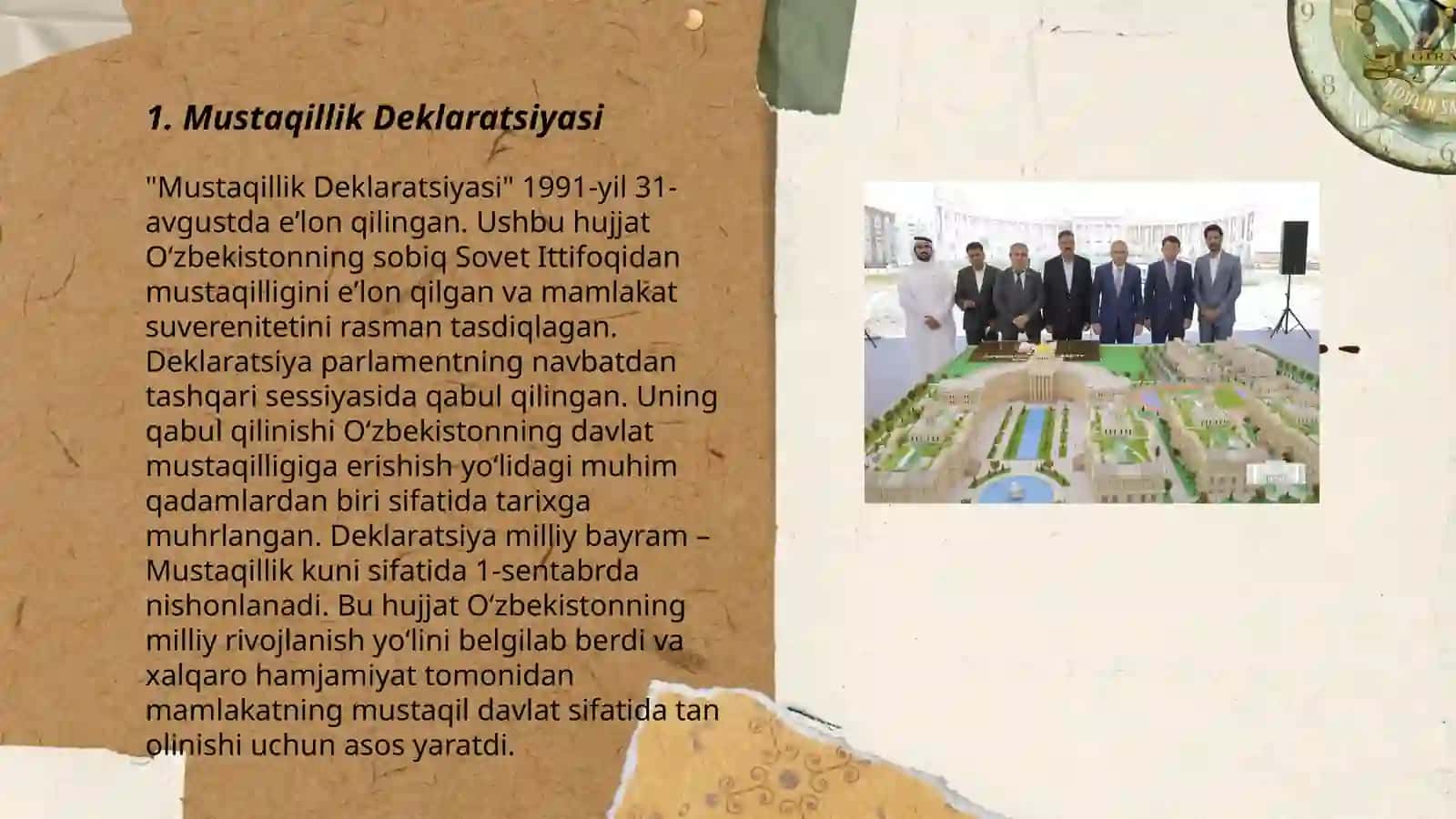Mustaqil Oʻzbekiston Respublikasining tashkil topishi va uning tarixiy ahamiyati 3