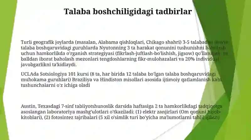 Hamkorlik pedagogikasining kontseptual g'oyalari 3