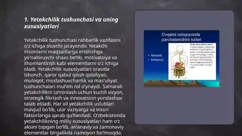 Yetakchi modallik xususiyati va uni diagnostik qilish 3
