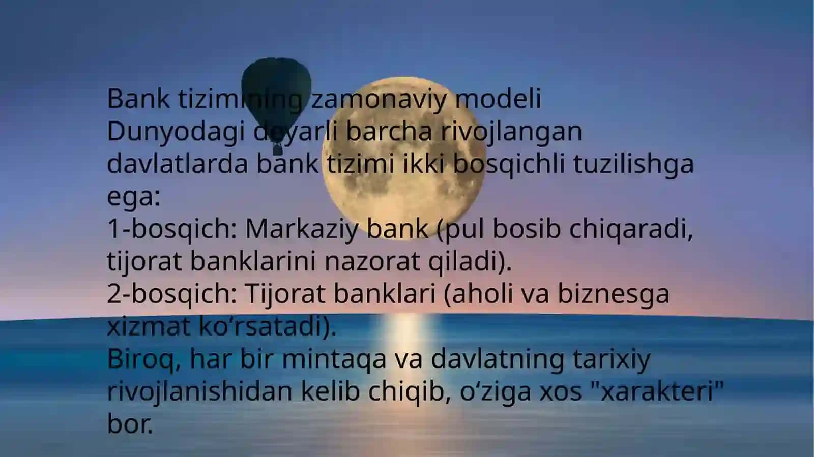 Yevropa davlatlari Aqsh, Yaponiya va boshqa davlatlarning bank tizimi 3