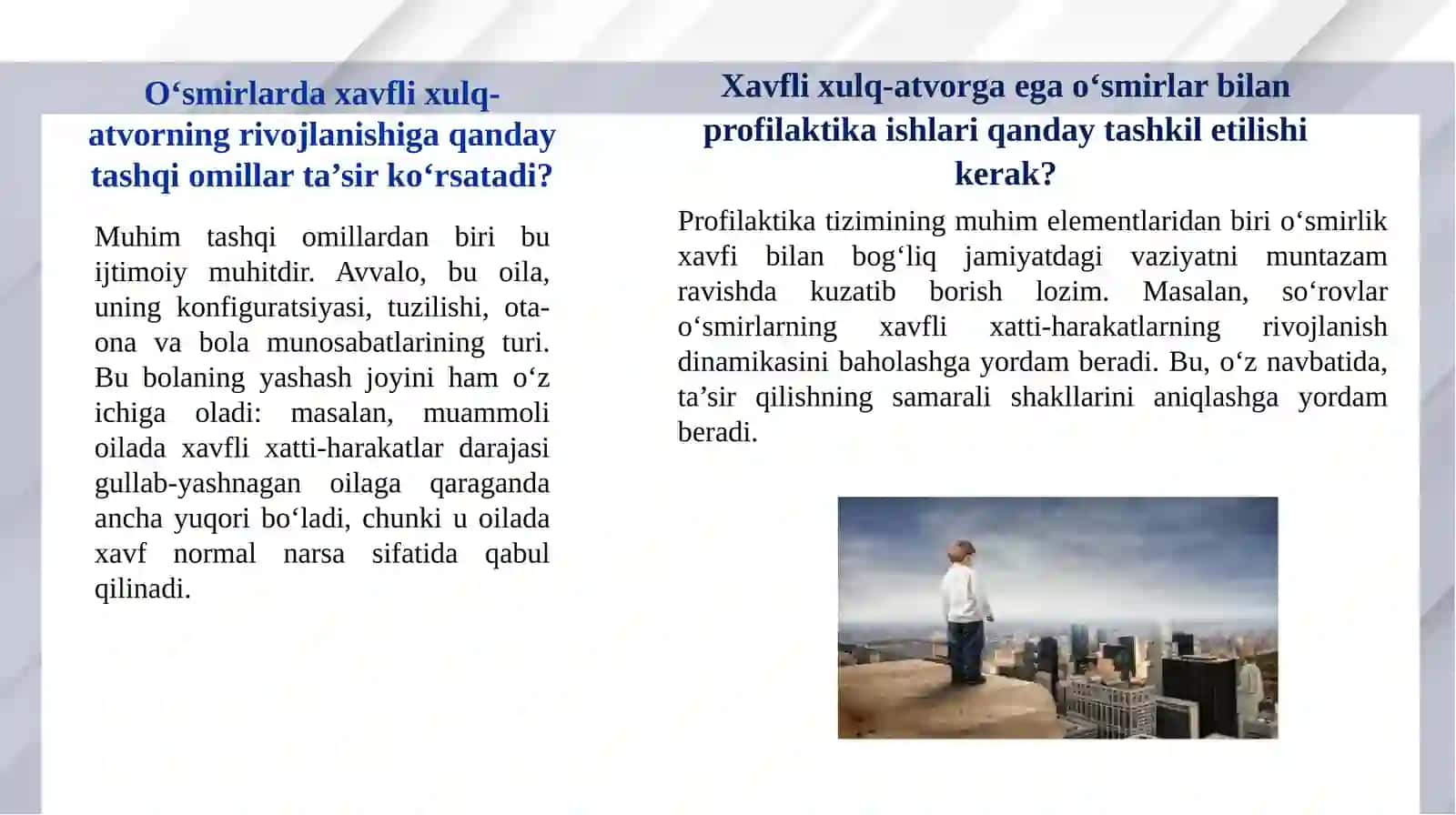 Voyagayetmaganlar orasida xavfli hulq-atvor profilaktikasi va korreksiyasi 3