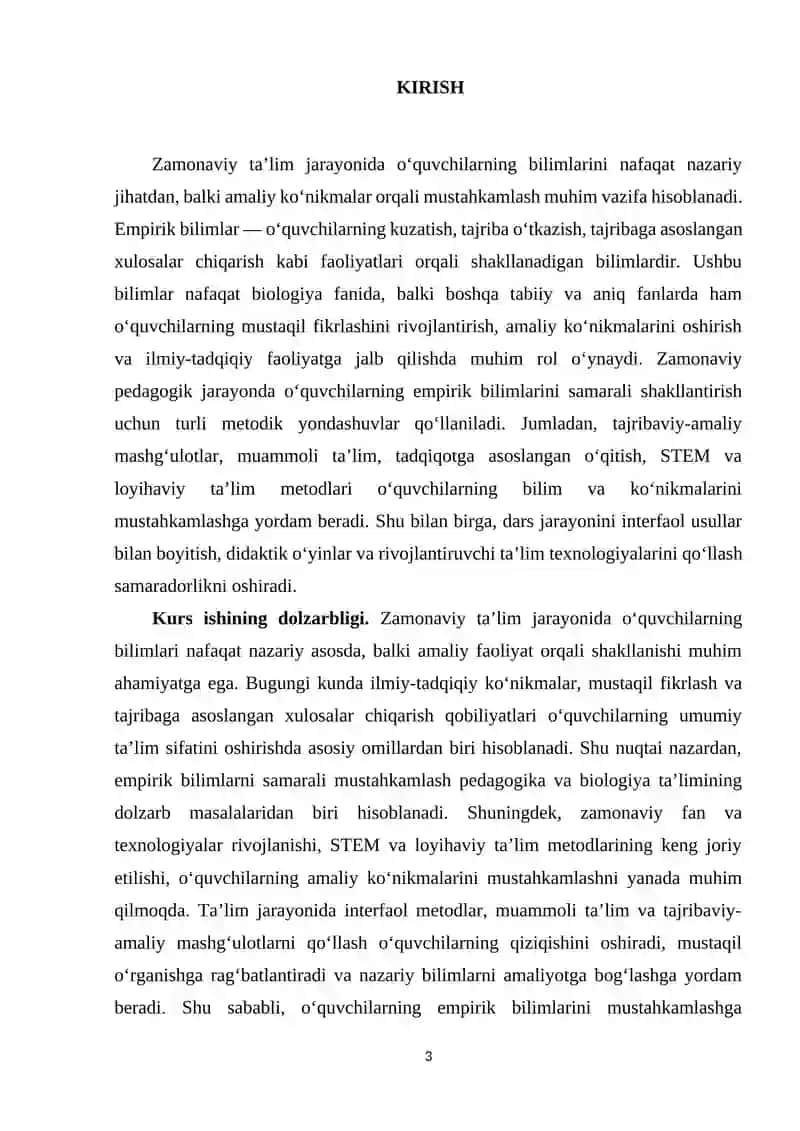 O’quvchilarning empirik bilimlarini mustahkamlash uchun yangi metodikalar 3