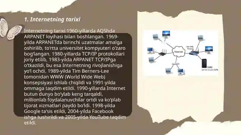 Internet global kompyuter tarmog’i tasnifi 3