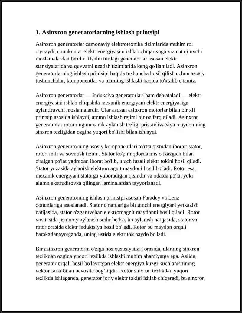 ASINXRON GENERATORLAR 3