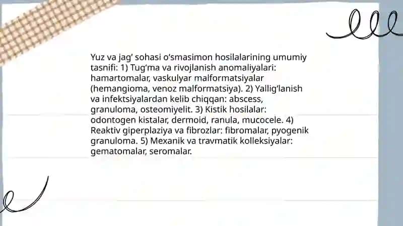 Yuz jaĝ sohasi òsmasimon hosilalari 3