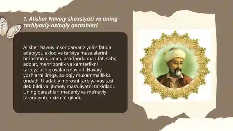 Alisher Navoiy shaxsiyati va uning ilmiy-badiiy merosida tarbiya masalasining ustuvorligi 3