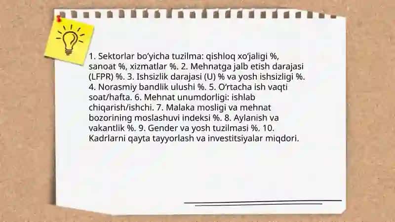 Mehnat bozori va korxonalarda mehnat resusrlaridan foydalanish 3