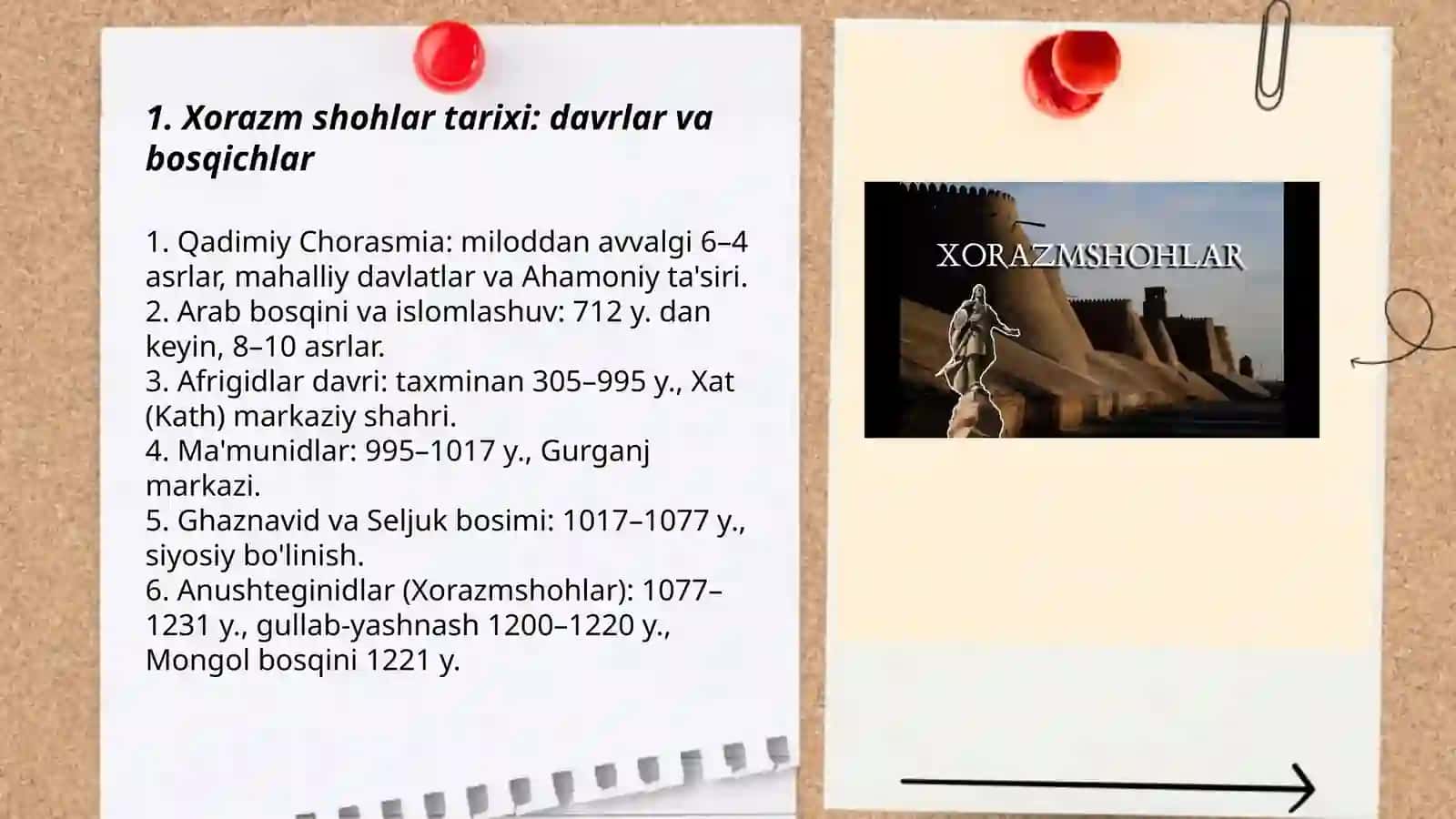 Xorazm shohlar tarixi 3