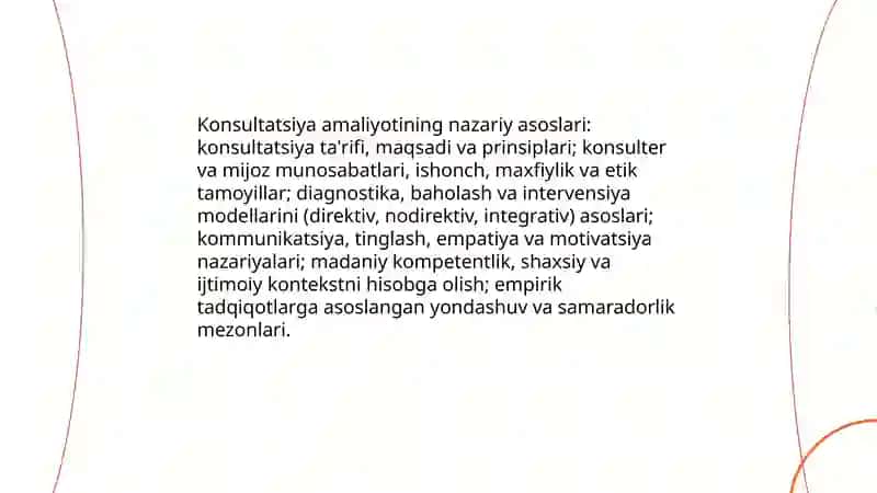 Konsultatsiya amaliyotining nazariy asoslari 3