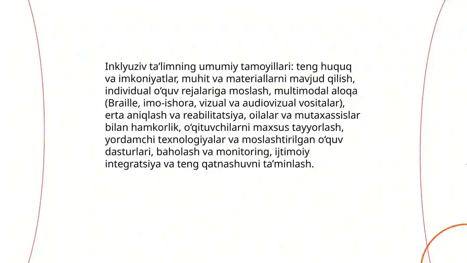 Sensor (eshitishida yoki ko‘rishida) kamchiliklarga ega bo‘lgan bolalar uchun inklyuziv ta’lim strategiyalari va ularni amalga oshirish shart-sharoitlari 3