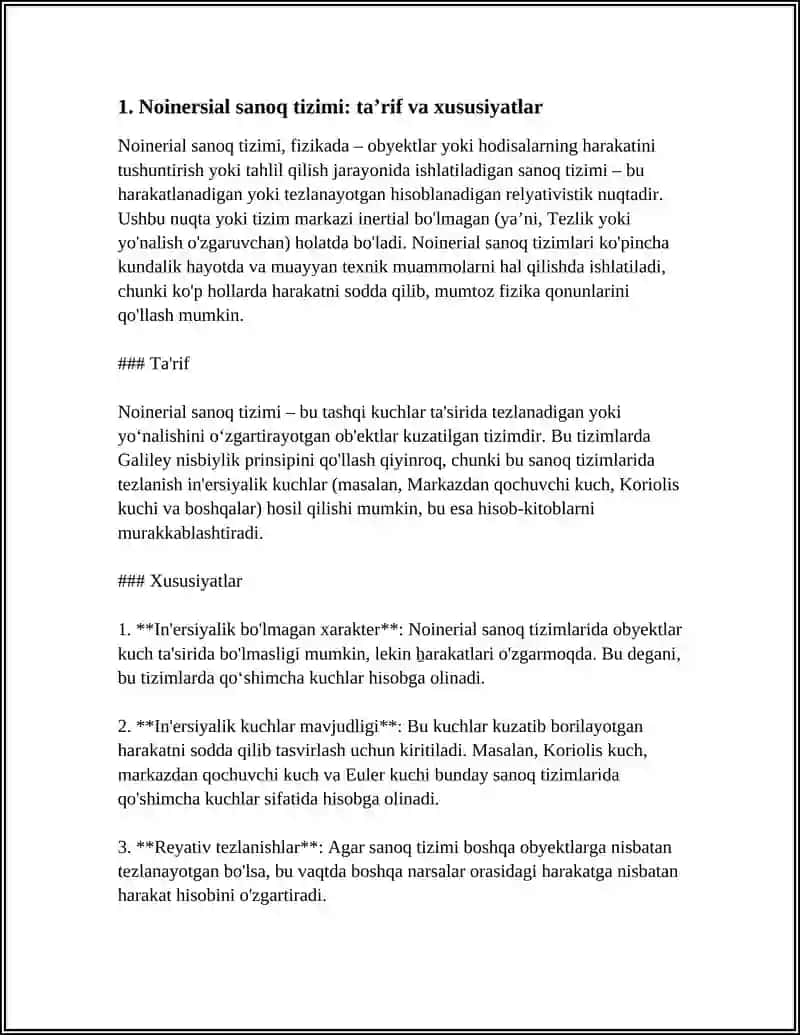 NOINERSIAL SANOQ TIZIMLARIDAGI INERSIYA KUCHLARI 3