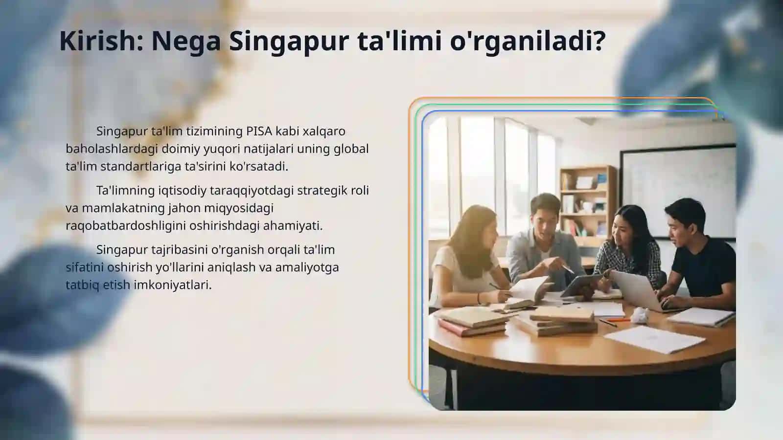 Singapurda ta'lim tizimi va uning turlari 3