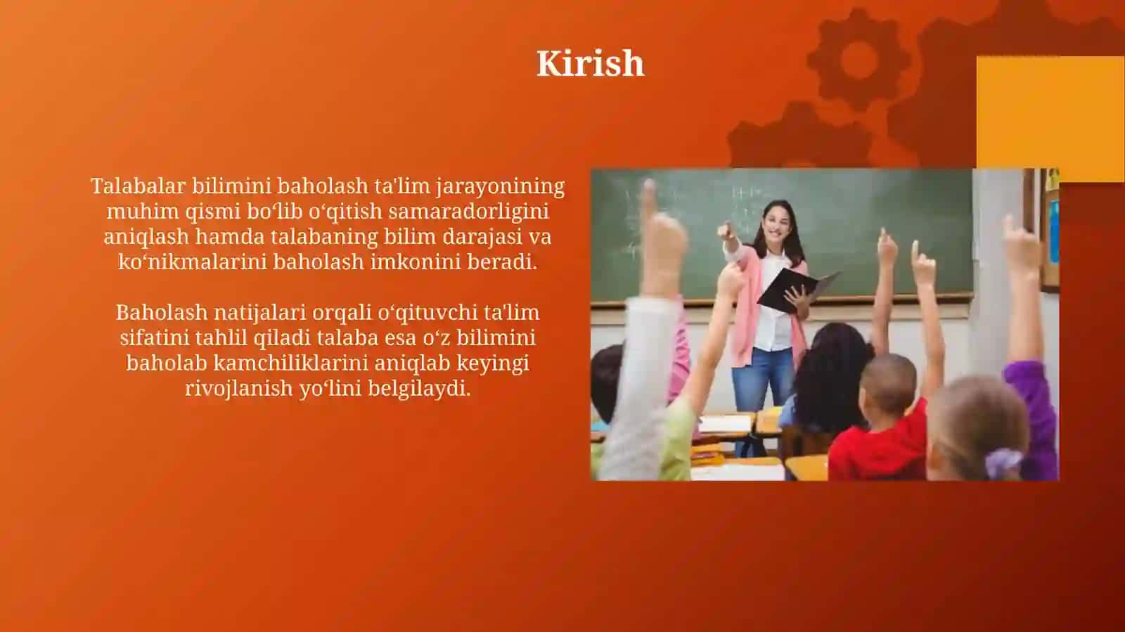 Talabalar bilimini baxolash uslubiyoti 3