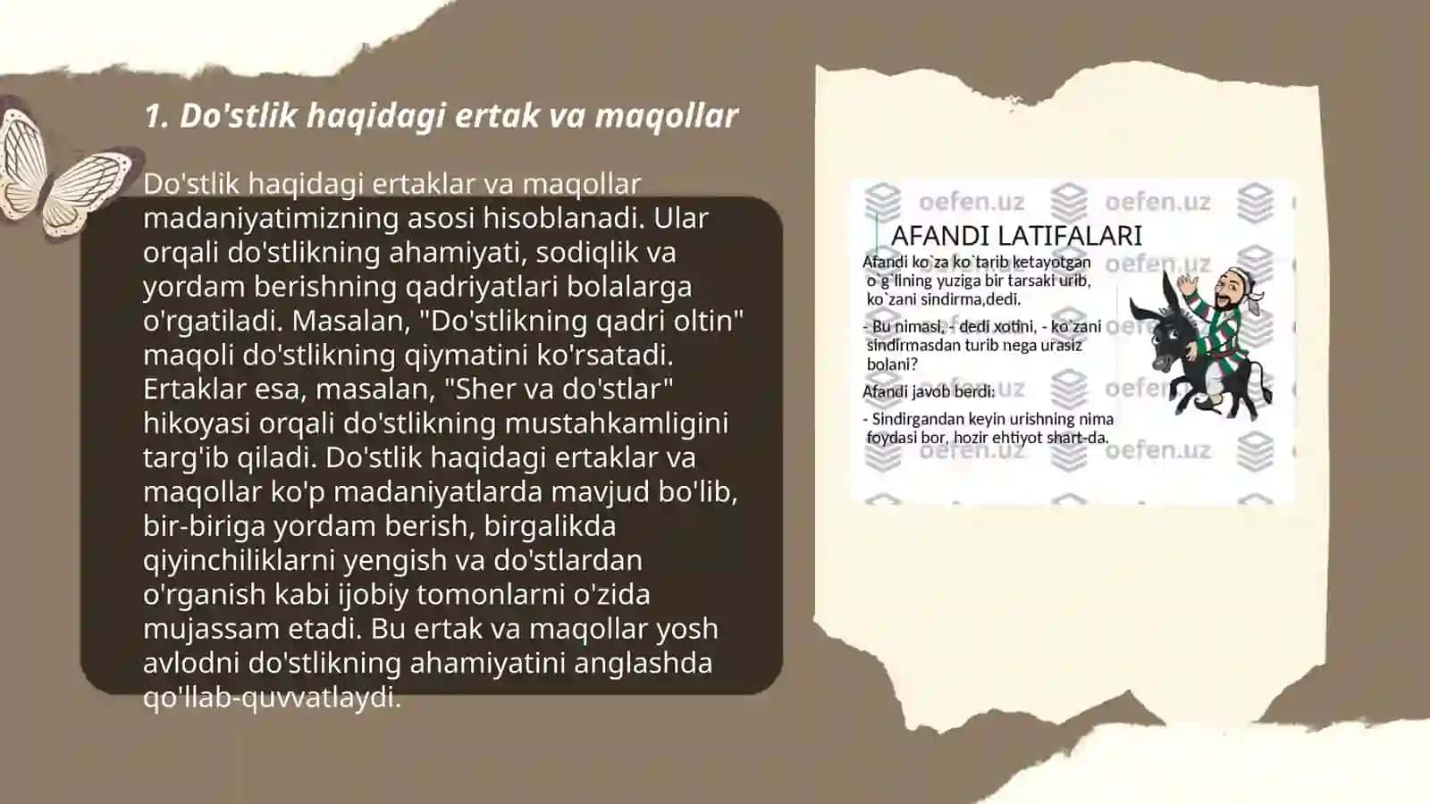 Ertak va maqollar 3