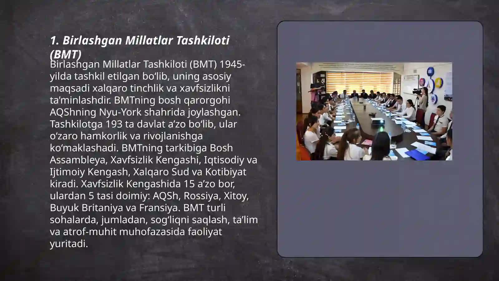 Oʻzbekiston xalqaro tashkilotlar vakolatxonalari 3