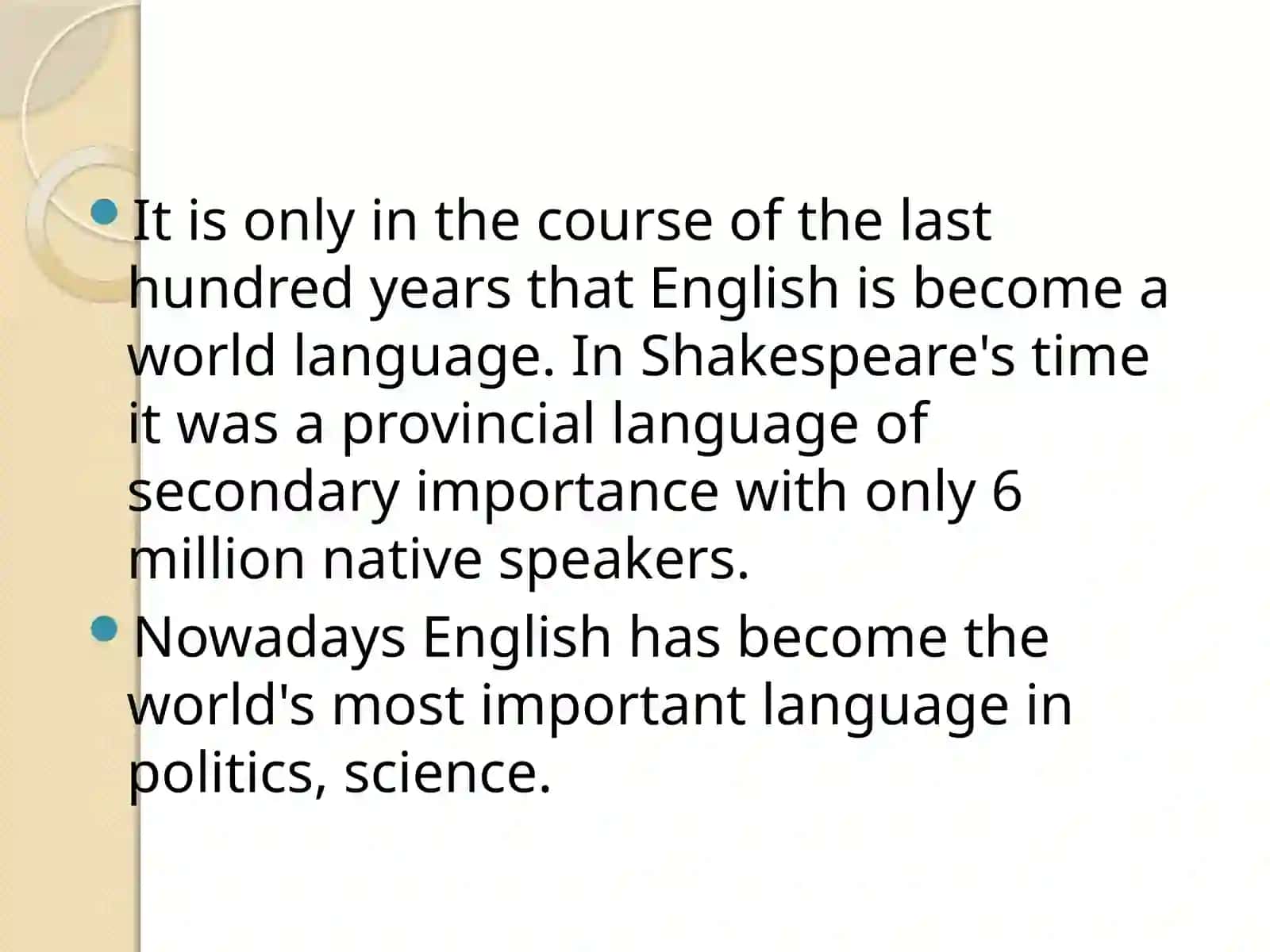 The History of the English Language 3